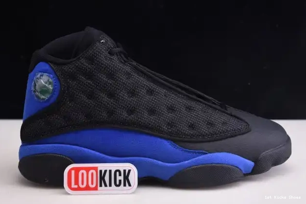 1st Kicks Shoes Black Royal Hyper Retro Jordan 414571-040 13 0605
